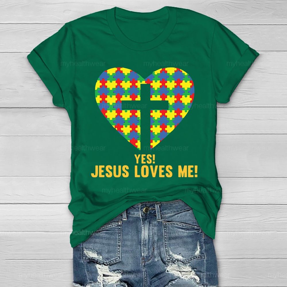 Yes Jesus Loves Me Healthwear T-shirt