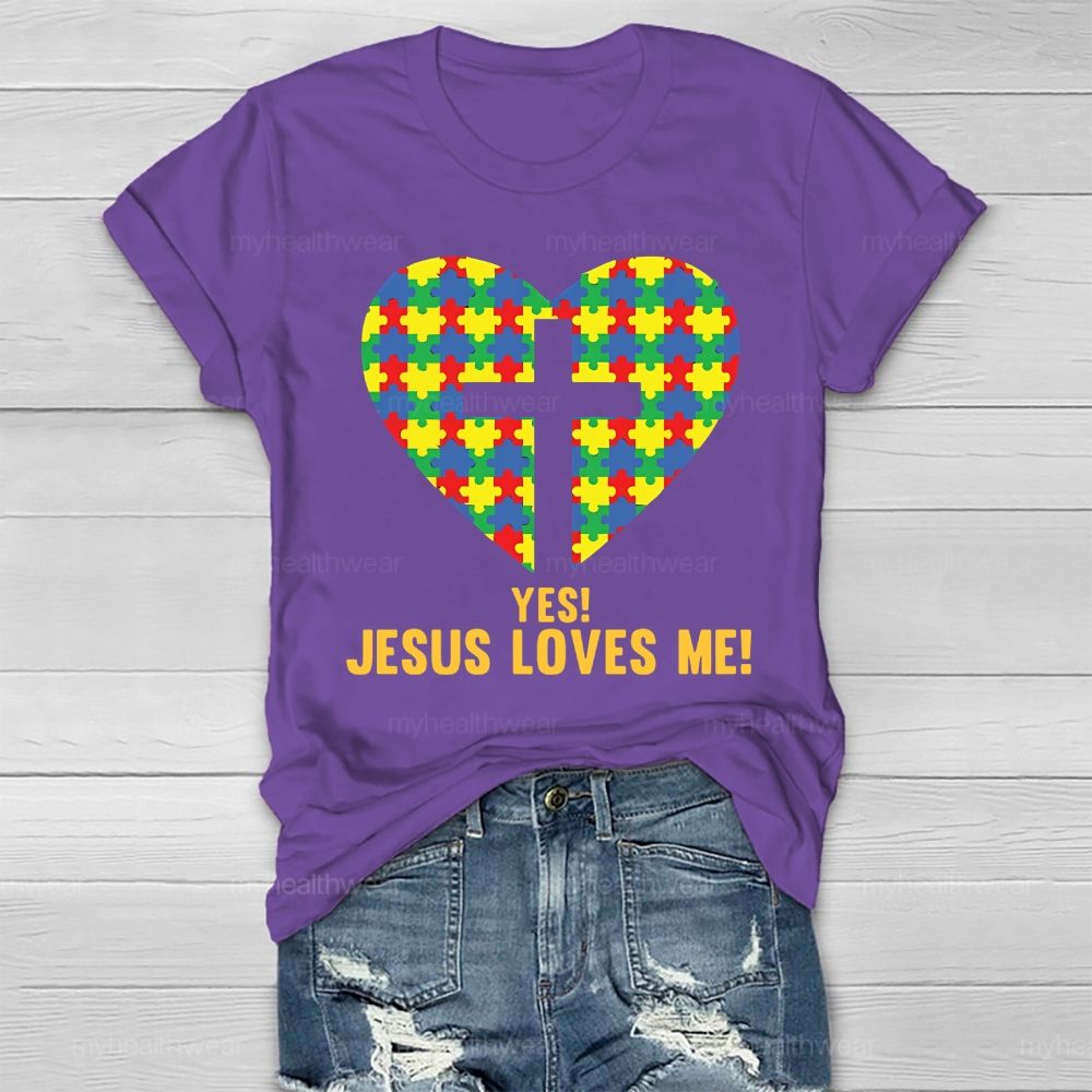 Yes Jesus Loves Me Healthwear T-shirt