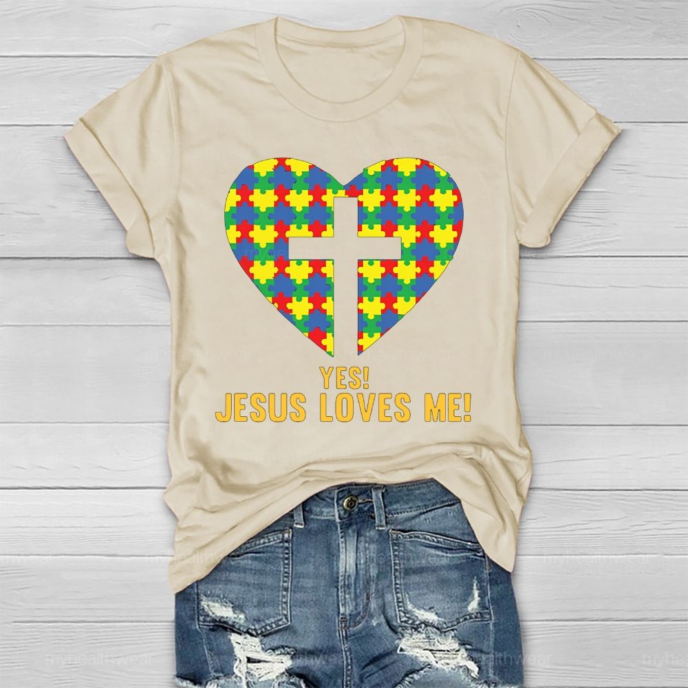 Yes Jesus Loves Me Healthwear T-shirt