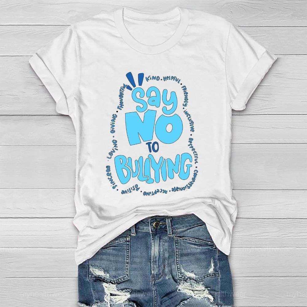 Say No To Bullying Healthwear T-shirt