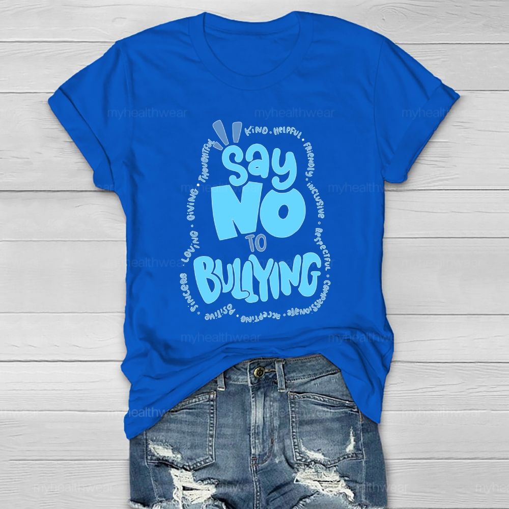 Say No To Bullying Healthwear T-shirt
