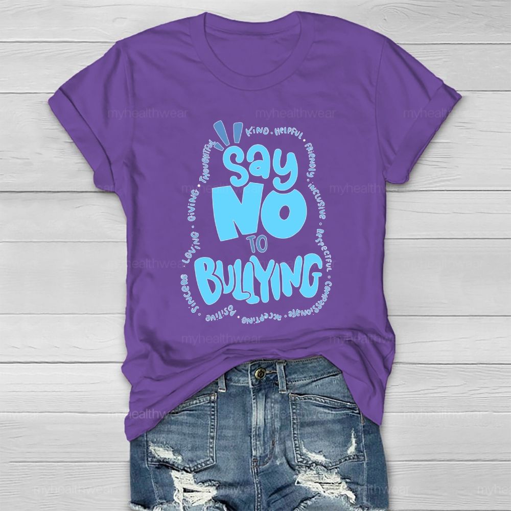 Say No To Bullying Healthwear T-shirt