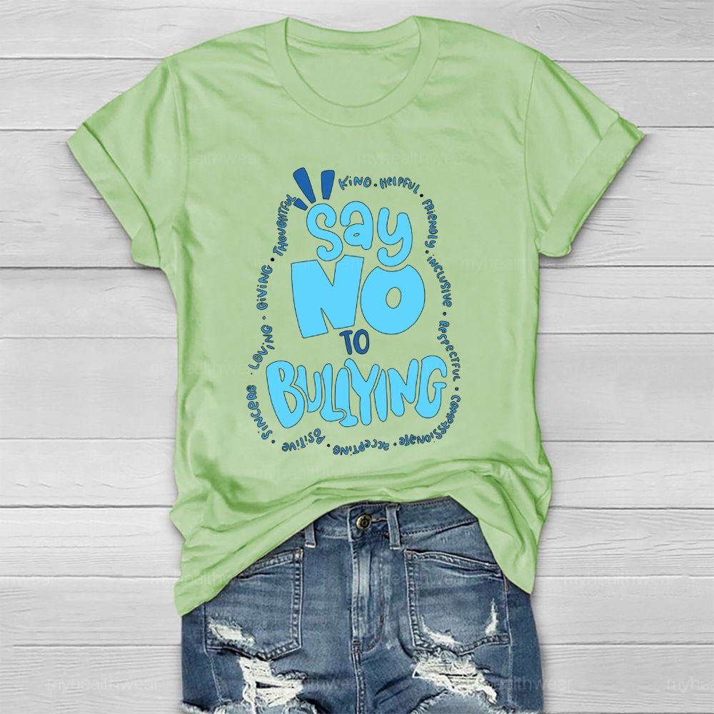 Say No To Bullying Healthwear T-shirt