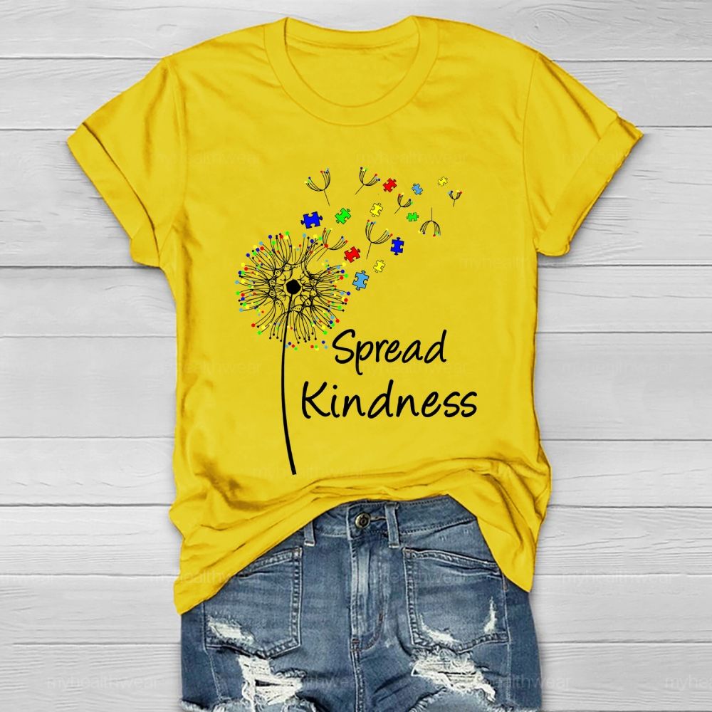 Spread Kindness Dandelion Healthwear T-shirt