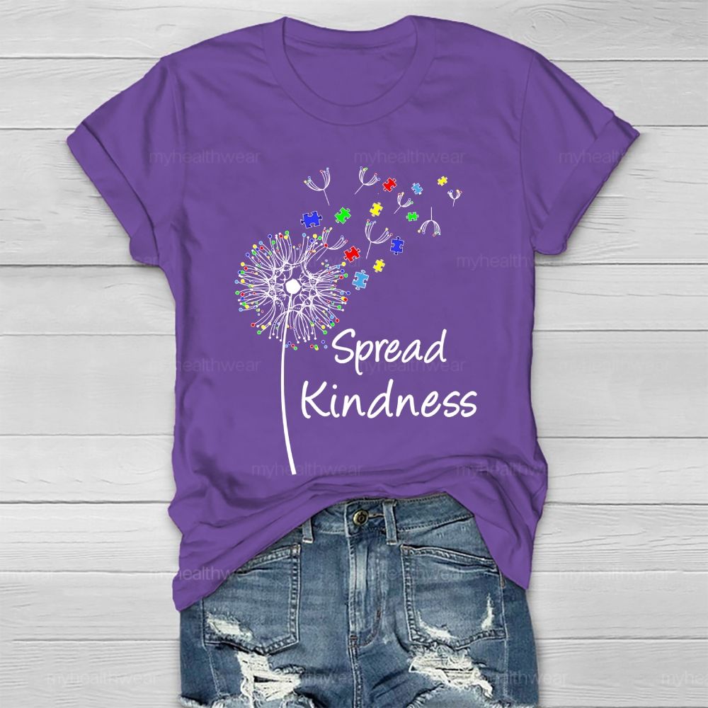 Spread Kindness Dandelion Healthwear T-shirt