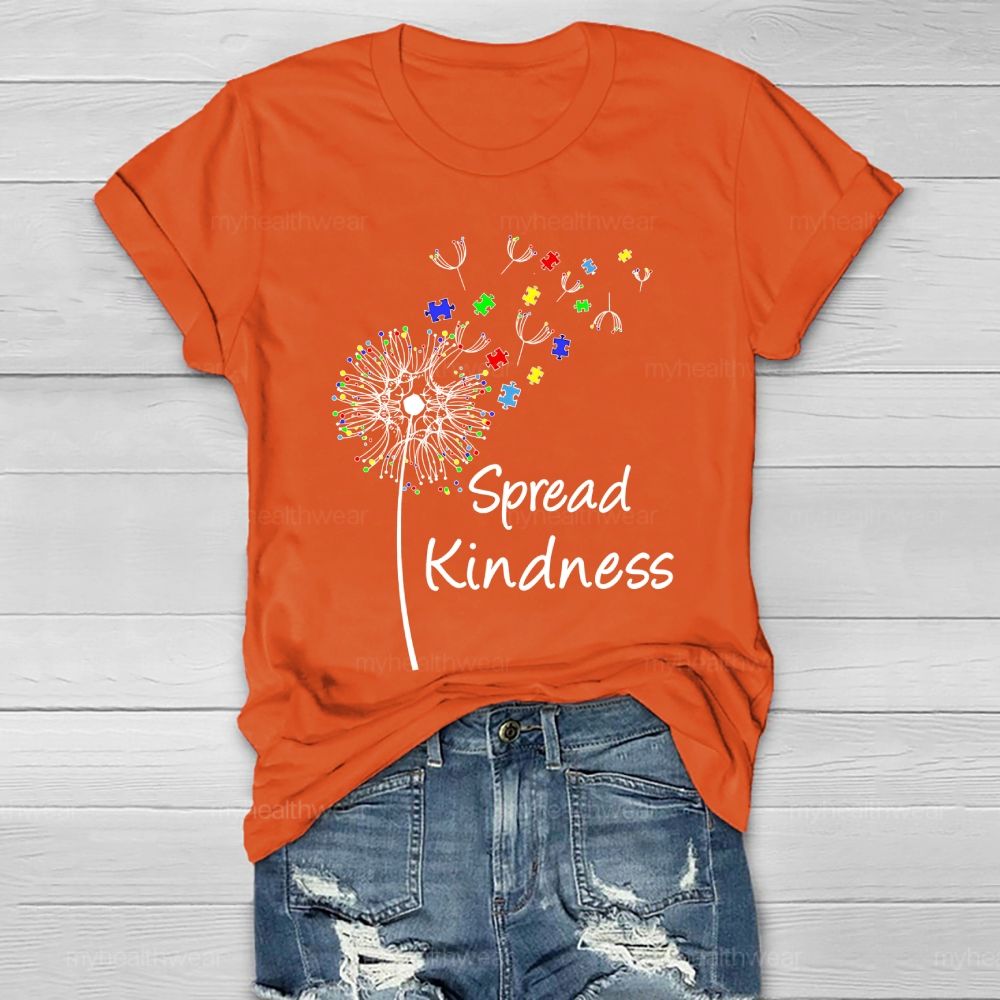 Spread Kindness Dandelion Healthwear T-shirt