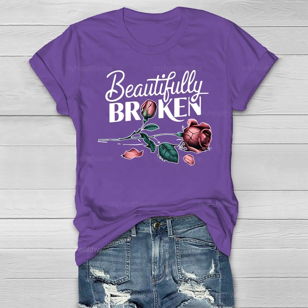 Beautifully Broken Rose Healthwear T-shirt