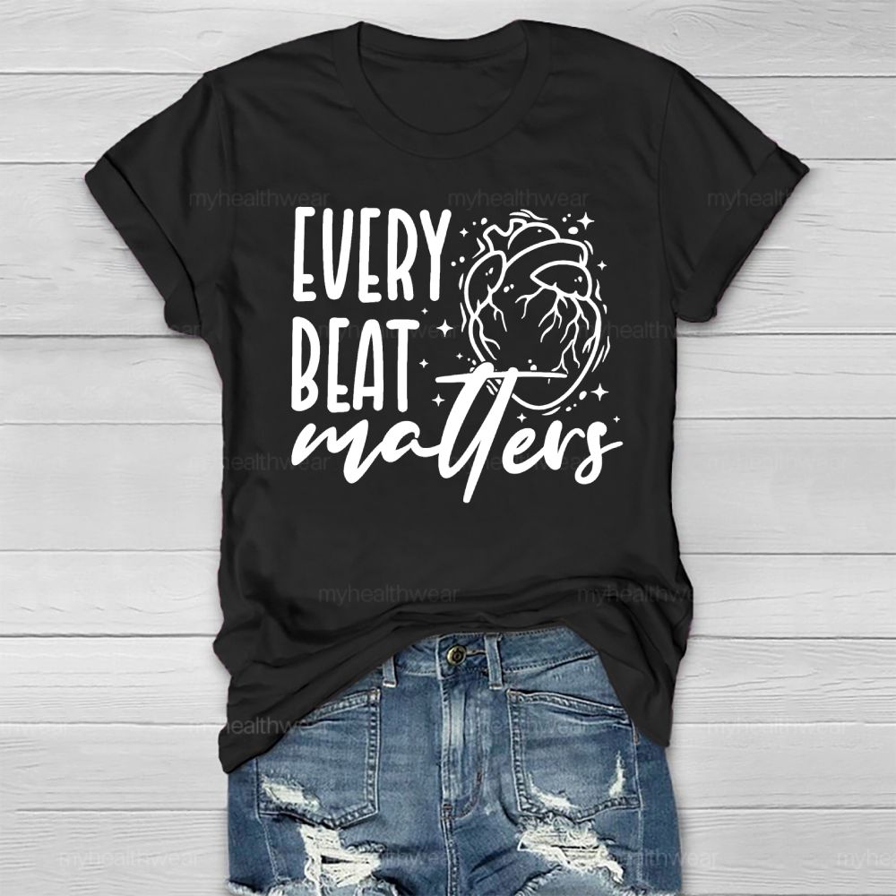 Every Beat Matters Healthwear T-shirt