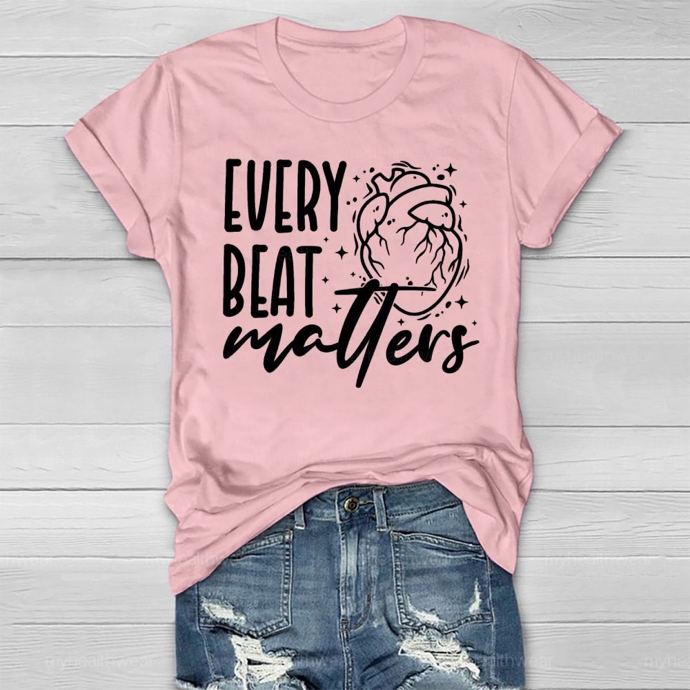 Every Beat Matters Healthwear T-shirt