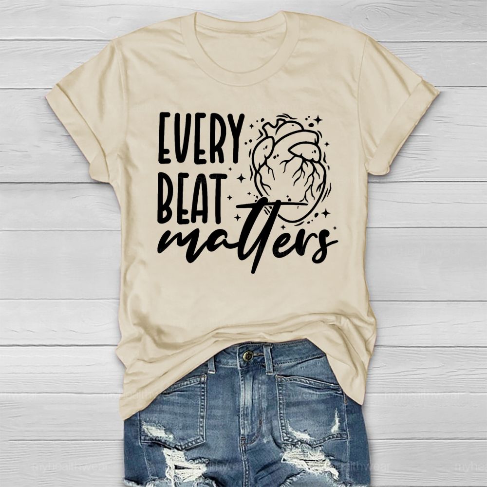 Every Beat Matters Healthwear T-shirt