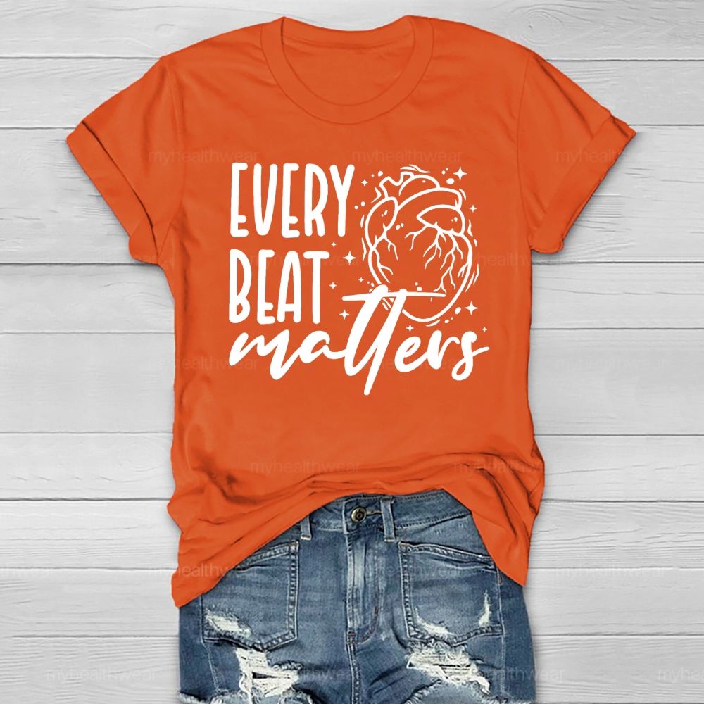 Every Beat Matters Healthwear T-shirt
