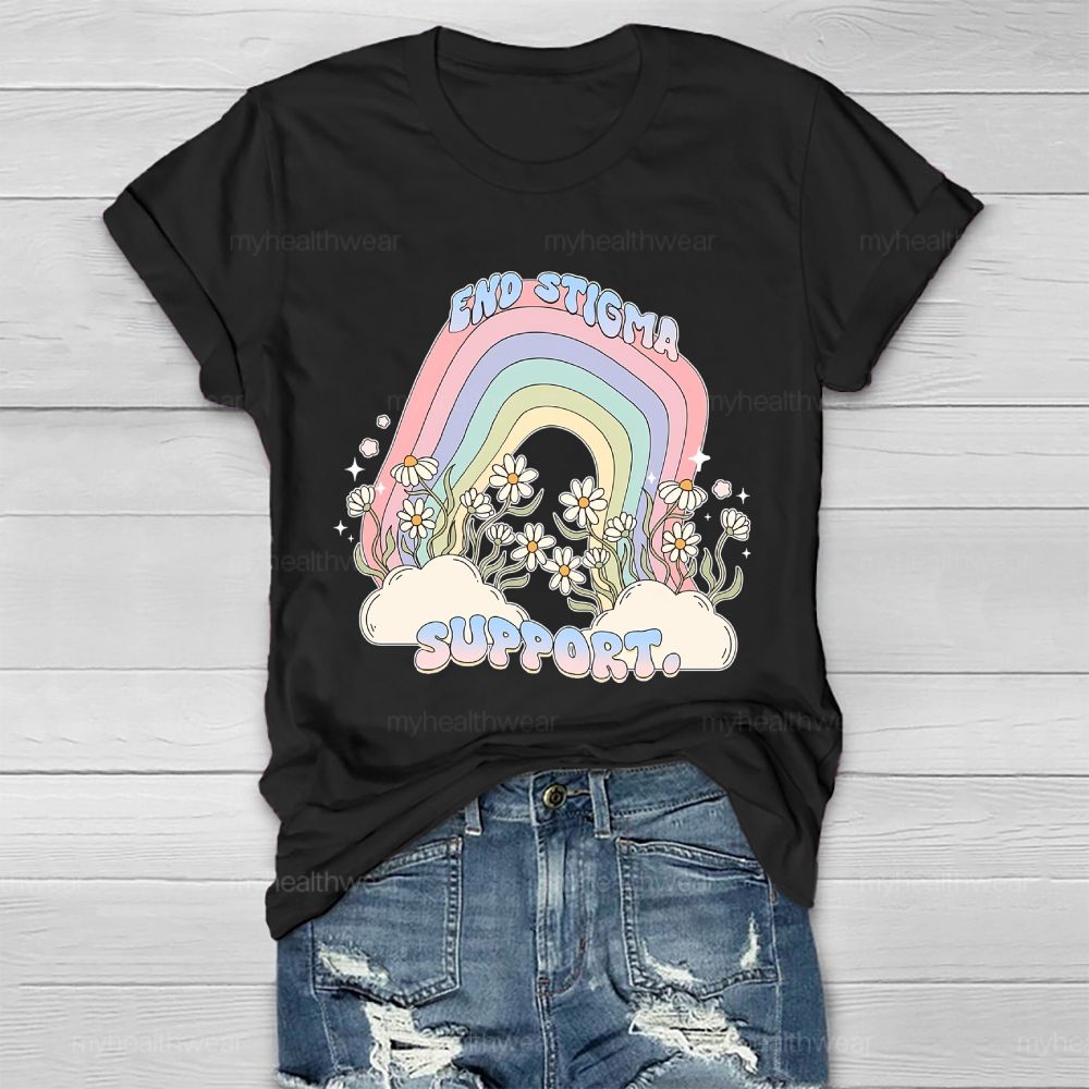 End Stigma Support Healthwear T-shirt