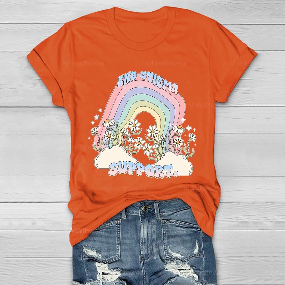 End Stigma Support Healthwear T-shirt