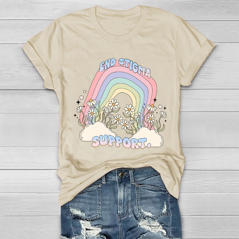 End Stigma Support Healthwear T-shirt