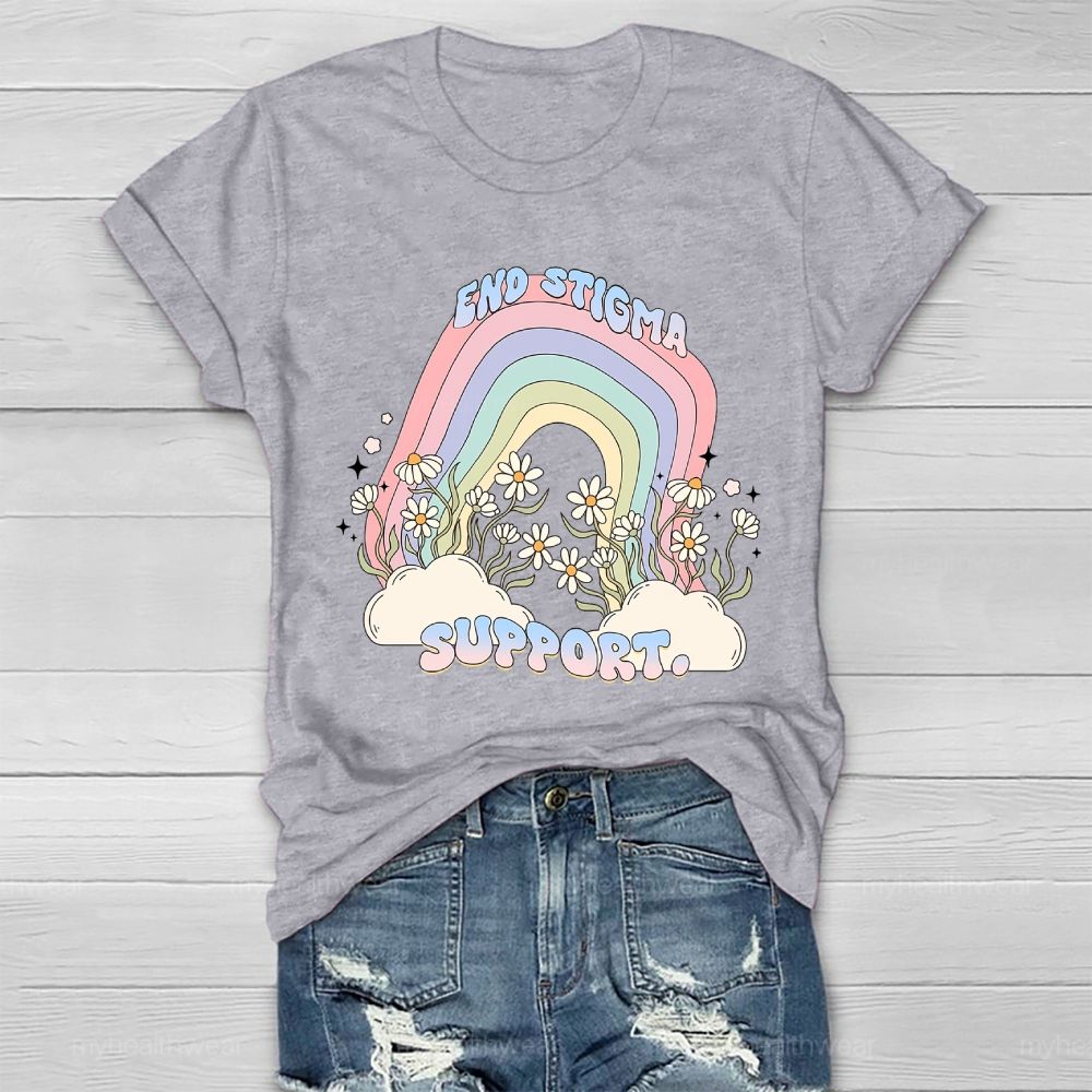 End Stigma Support Healthwear T-shirt