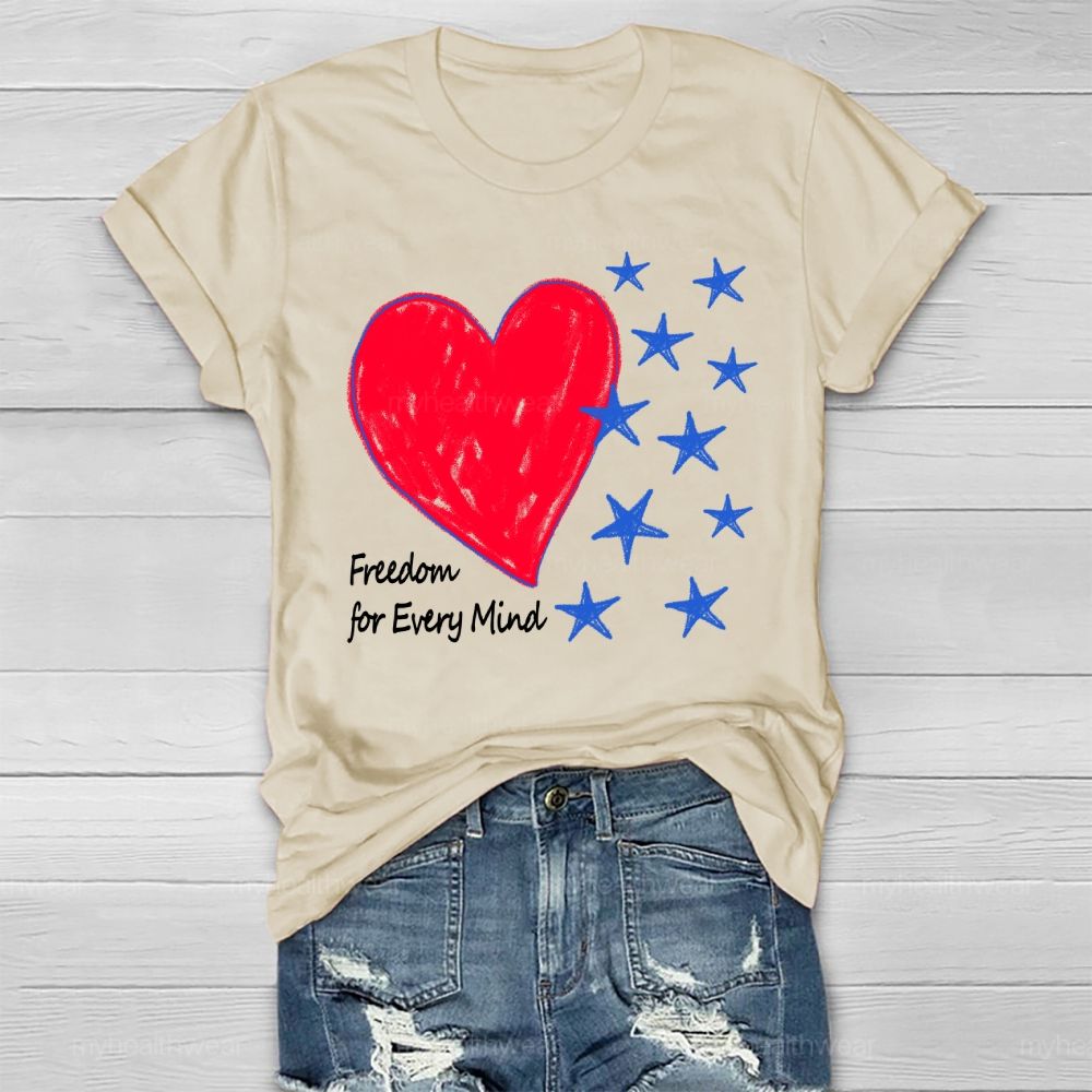 Freedom Is Every Mind Healthwear T-shirt