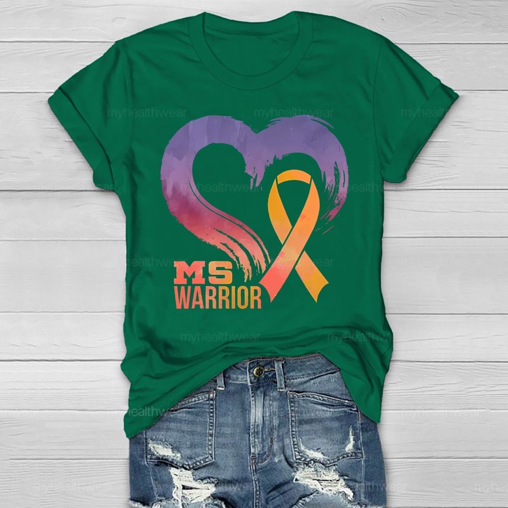 Ms Warrior Multiple Sclerosis Awareness Love Healthwear T-shirt