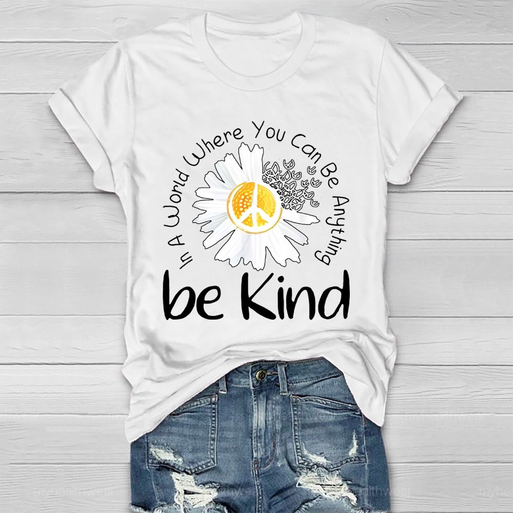 Be Kind Chrysanthemum Healthwear T-shirt
