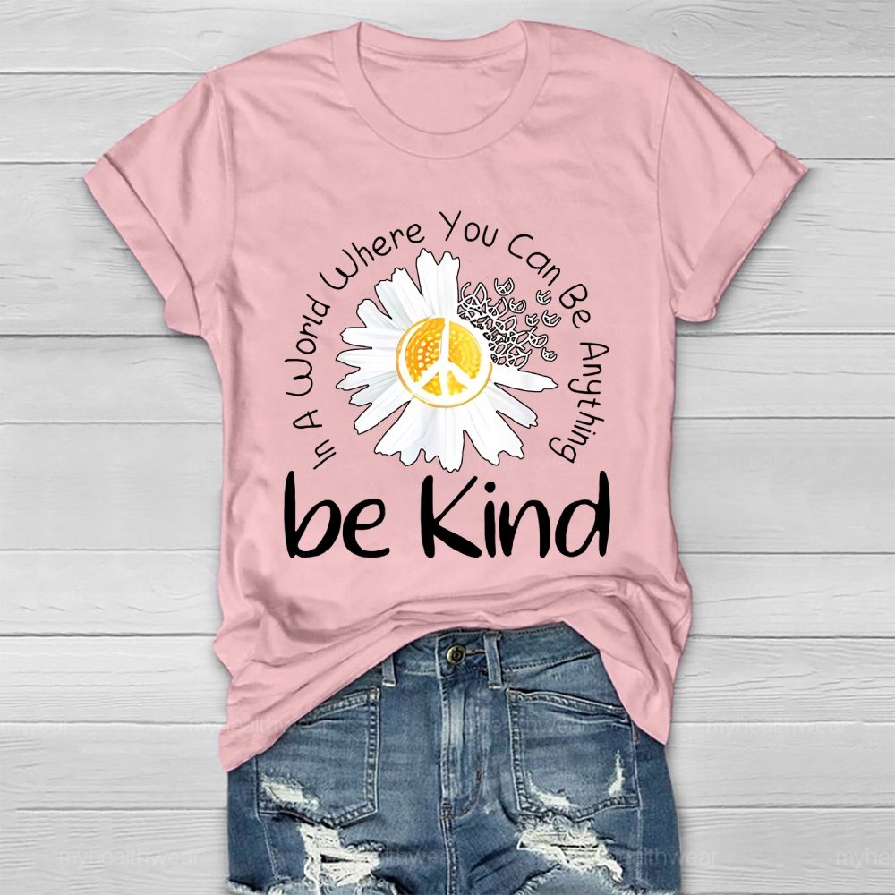 Be Kind Chrysanthemum Healthwear T-shirt