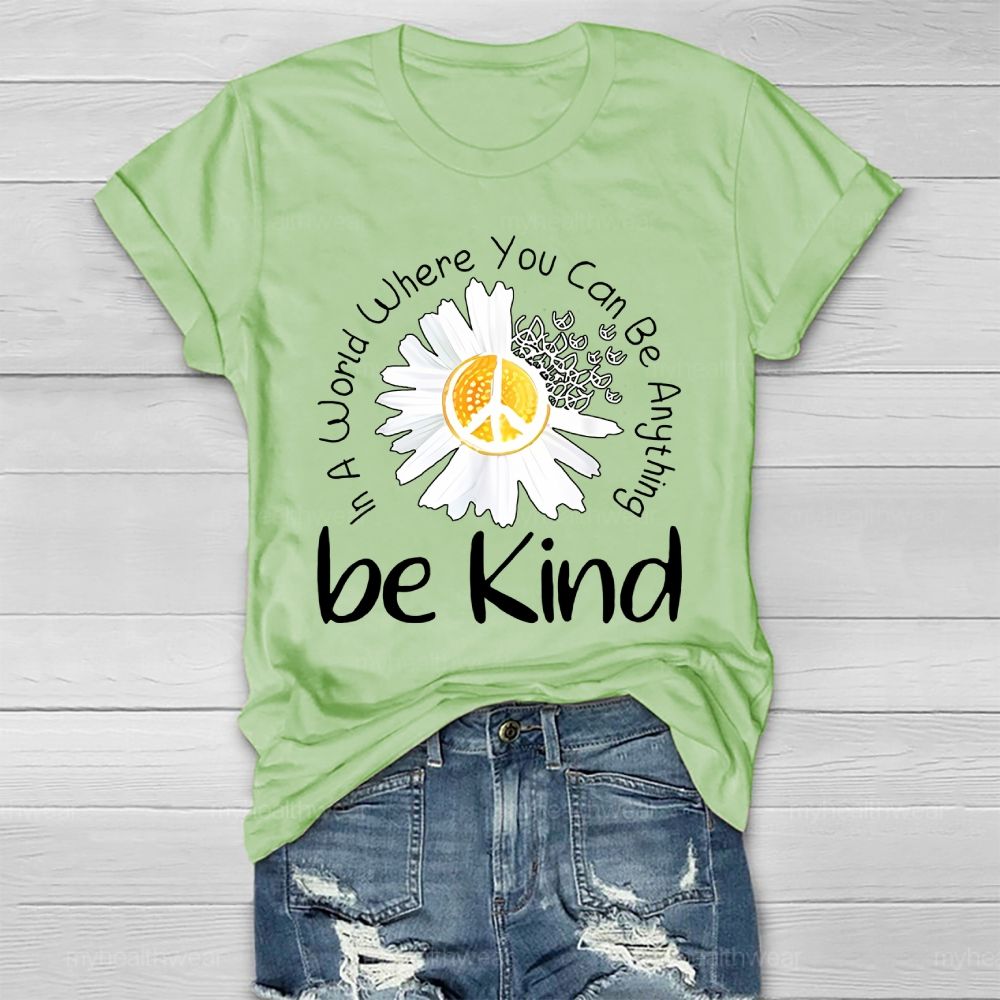 Be Kind Chrysanthemum Healthwear T-shirt