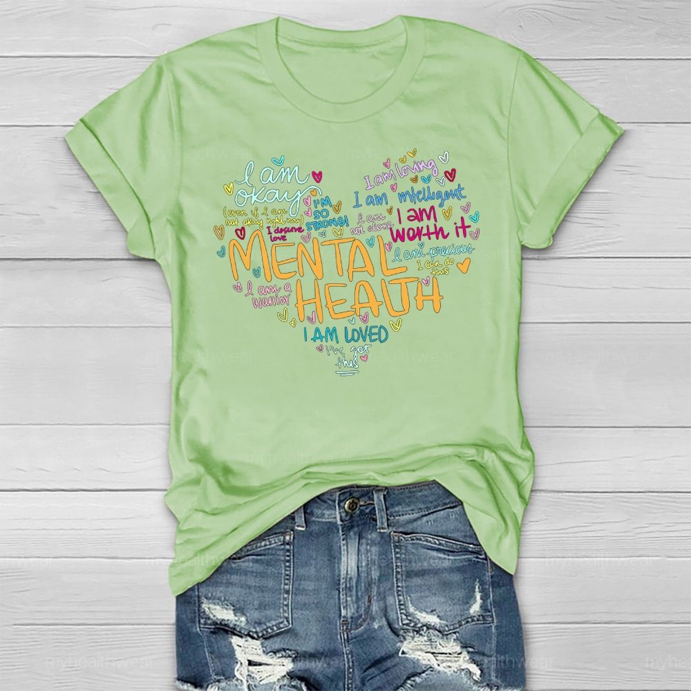 Mental Health I Am Okay Healthwear T-shirt