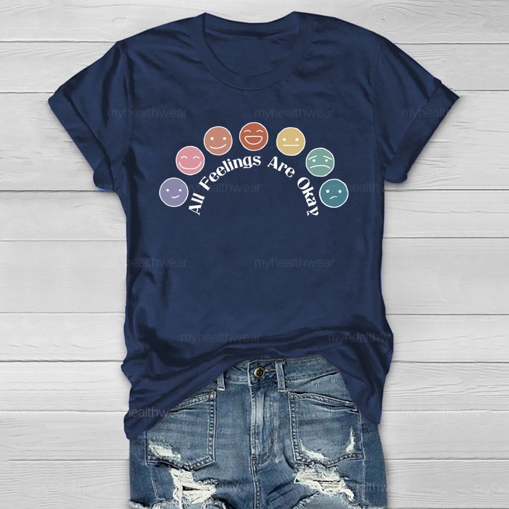 All Feelings Are Okay Healthwear T-shirt