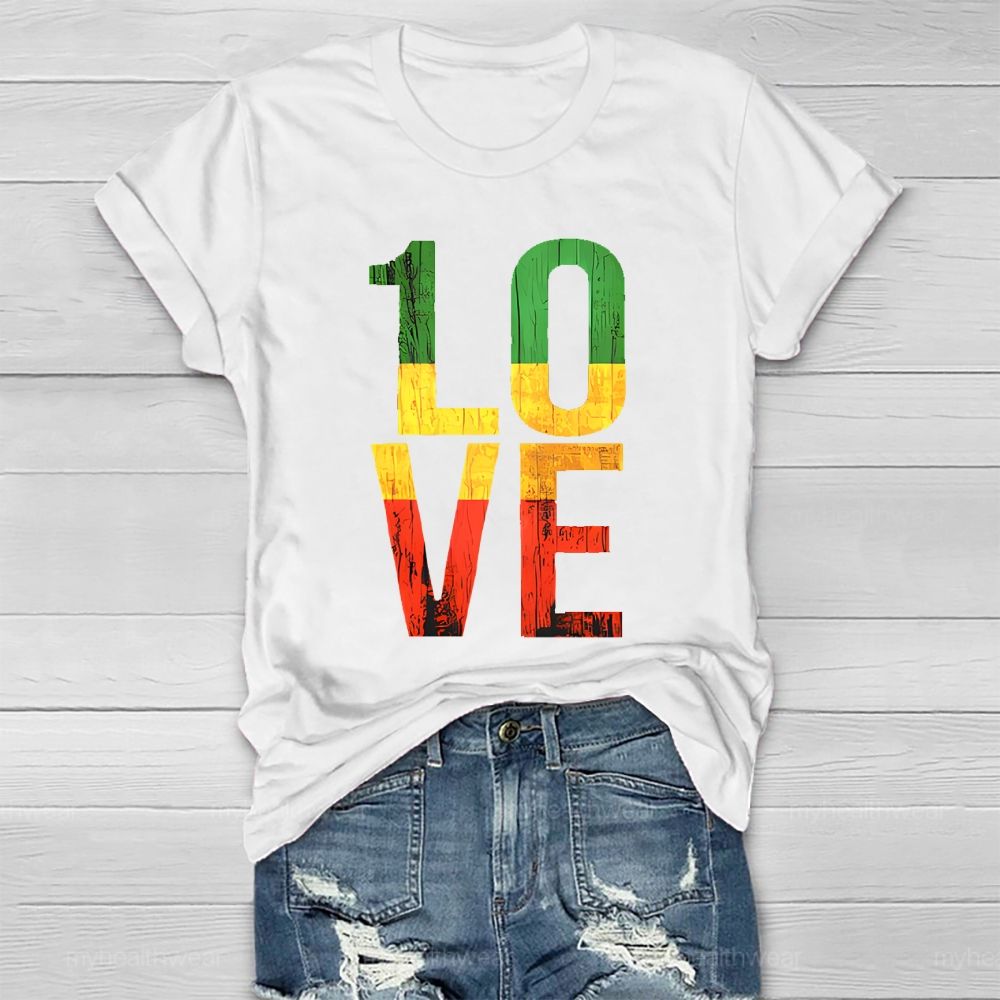 Black History Love Healthwear T-shirt