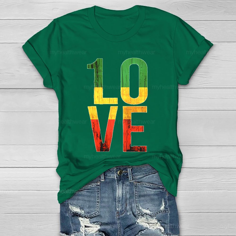 Black History Love Healthwear T-shirt