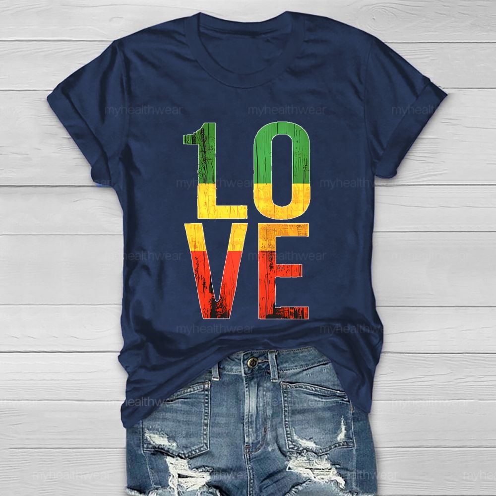 Black History Love Healthwear T-shirt