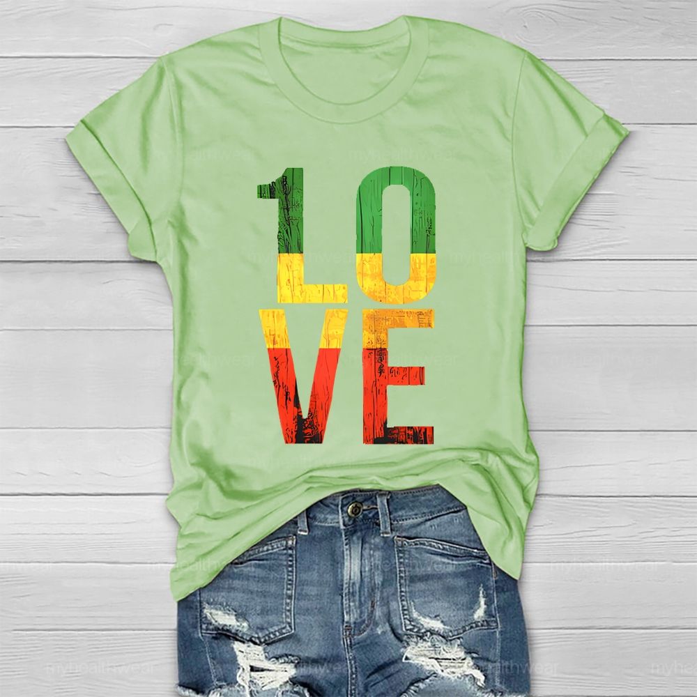 Black History Love Healthwear T-shirt