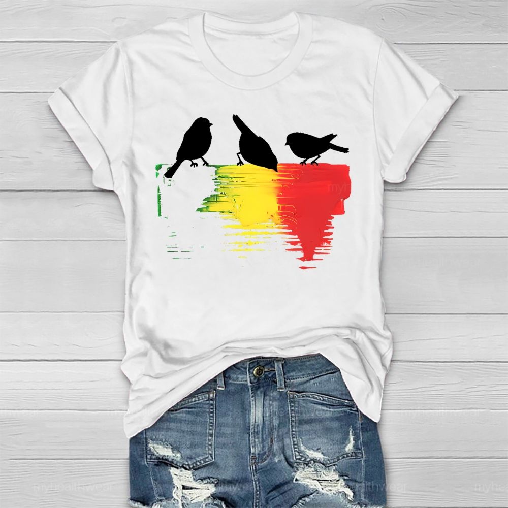 Black History Pigeon Healthwear T-shirt