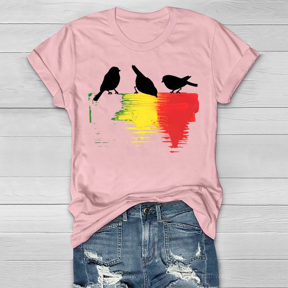 Black History Pigeon Healthwear T-shirt