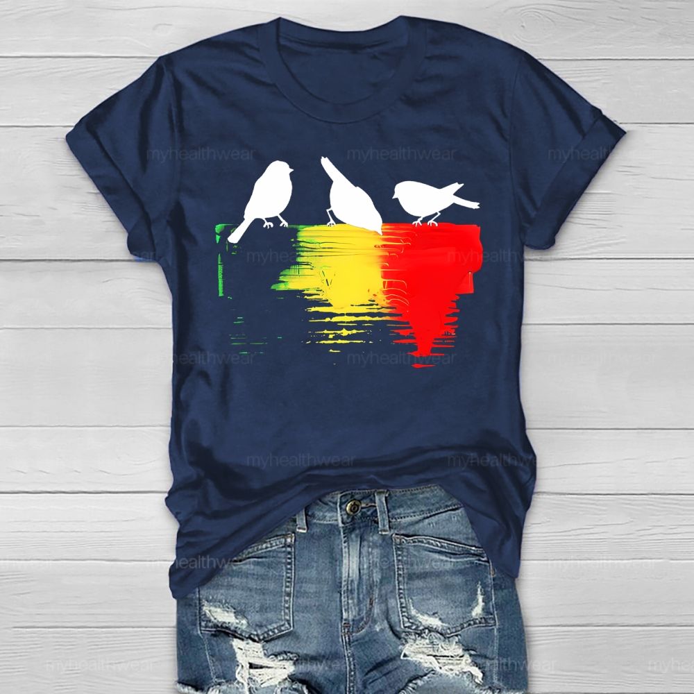 Black History Pigeon Healthwear T-shirt