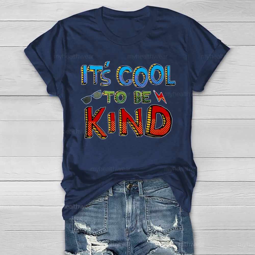 It's Cool To Be Kind Glasses Lightning Healthwear T-shirt