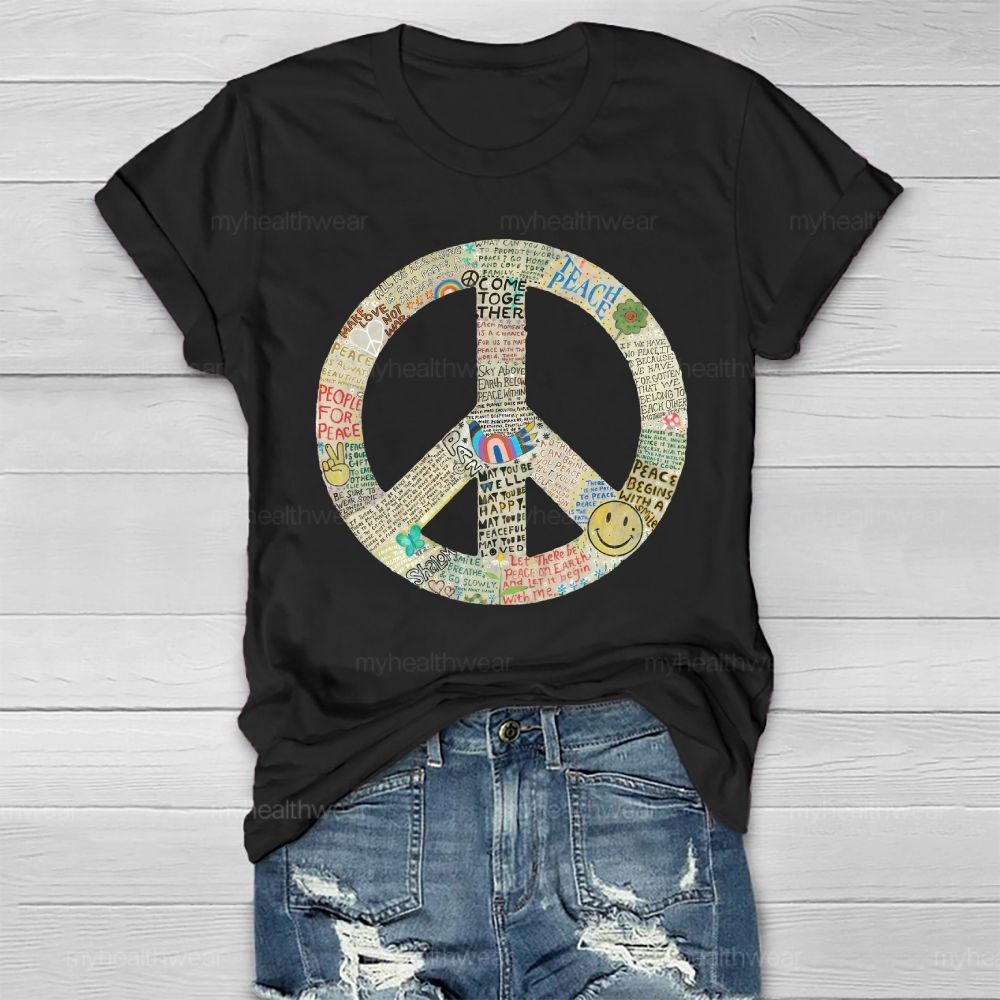Peace Graphic Healthwear T-shirt