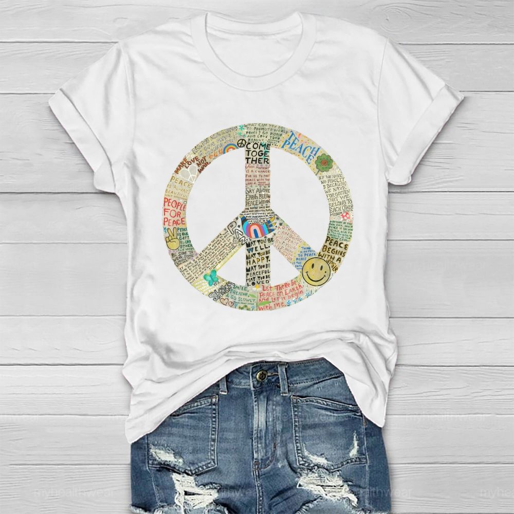 Peace Graphic Healthwear T-shirt