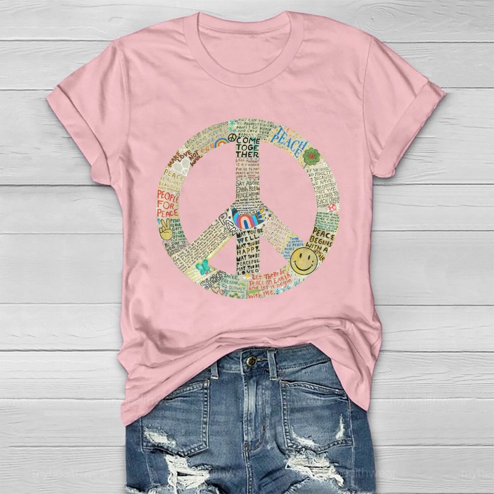 Peace Graphic Healthwear T-shirt