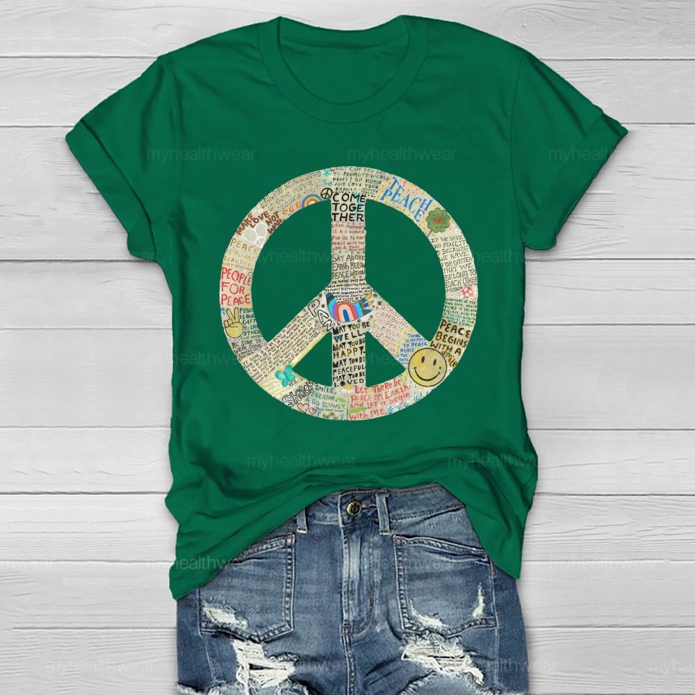 Peace Graphic Healthwear T-shirt