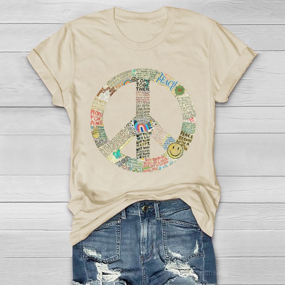 Peace Graphic Healthwear T-shirt