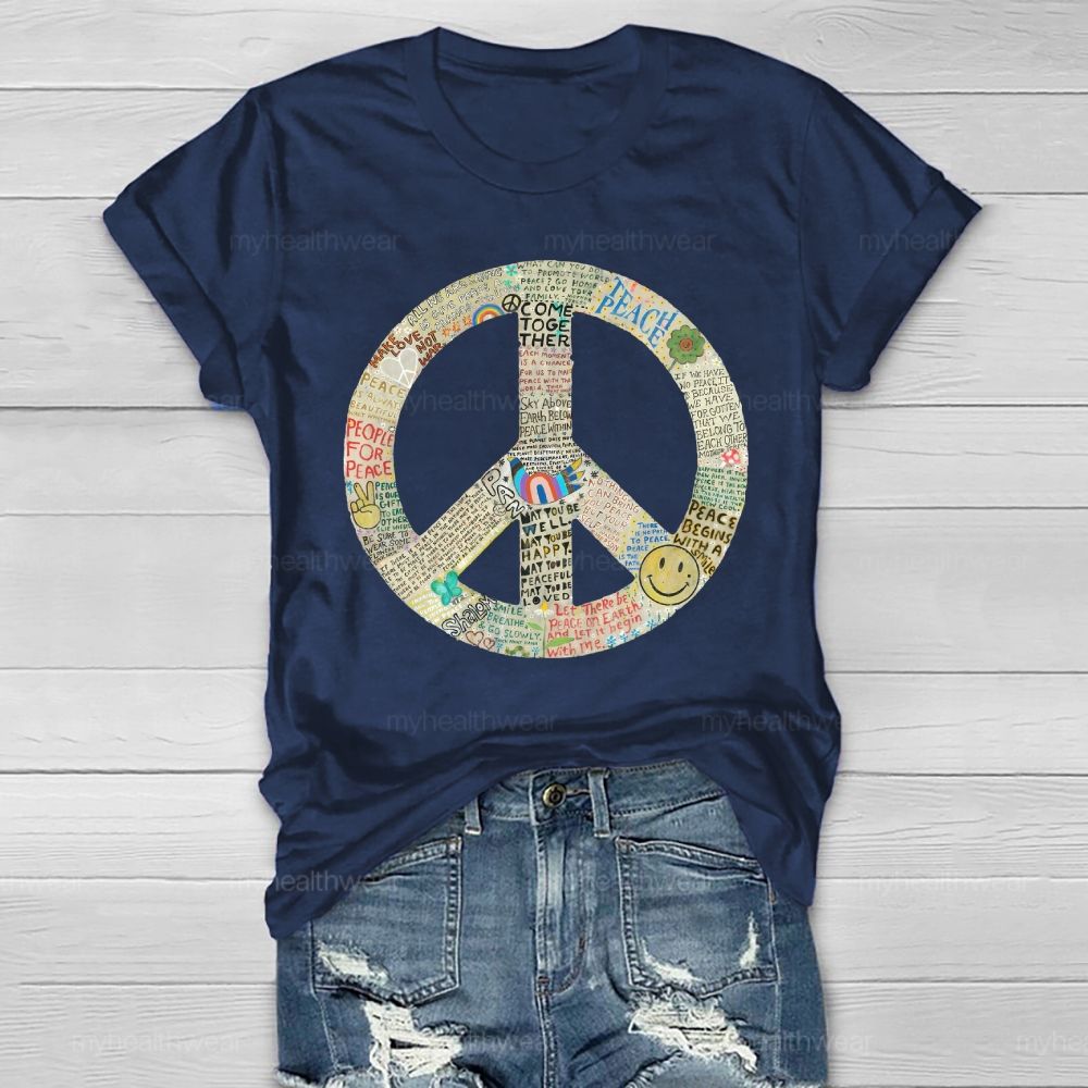Peace Graphic Healthwear T-shirt