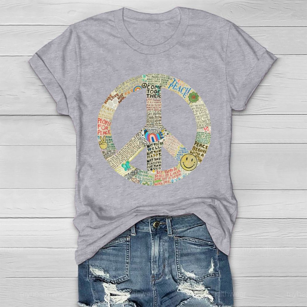 Peace Graphic Healthwear T-shirt