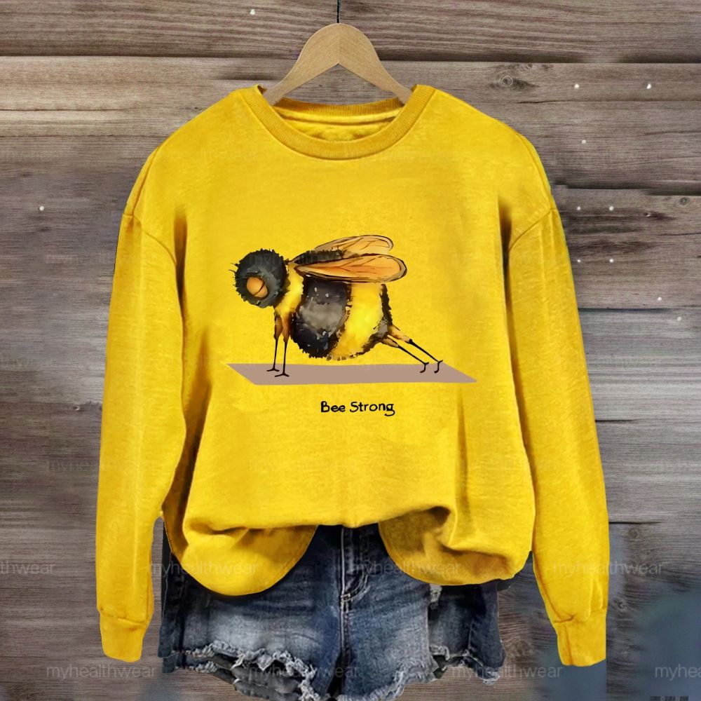 Bee Strong Graphic Sweatshirt