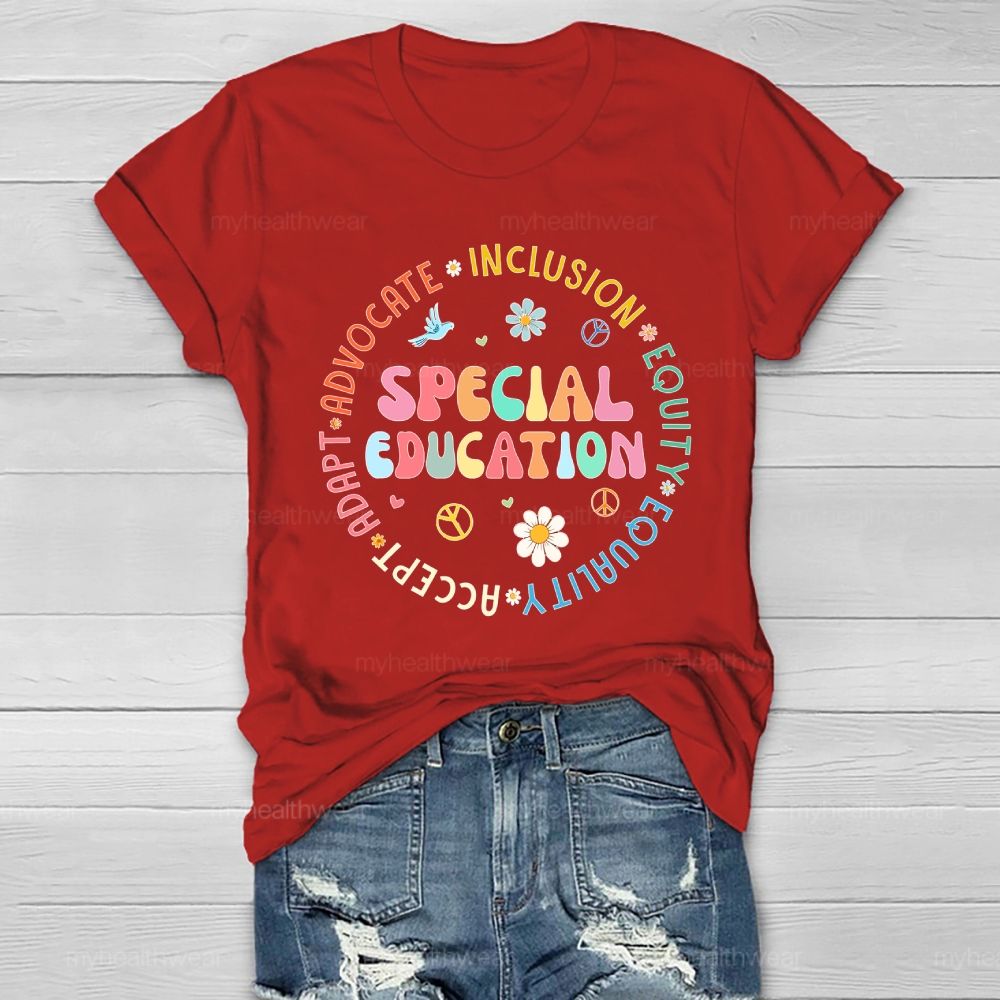 Special Education Inclusion Healthwear T-shirt