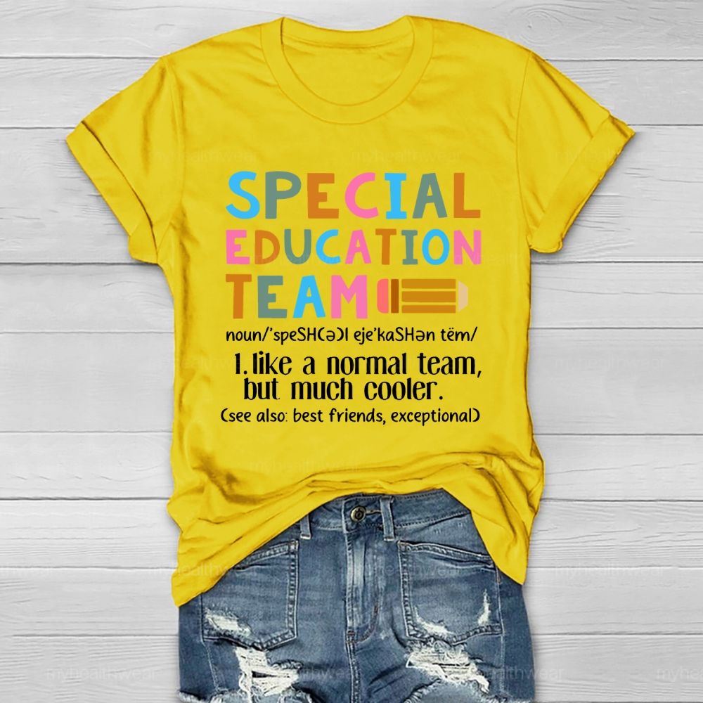 Special Education Team Healthwear T-shirt