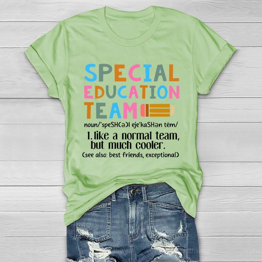 Special Education Team Healthwear T-shirt