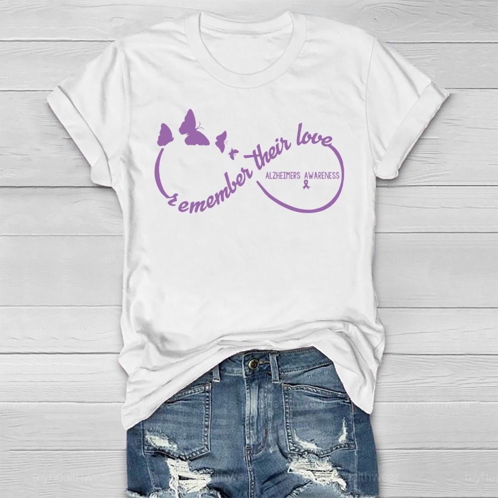 Remember Their Love Alzheimer's Awareness Healthwear T-shirt