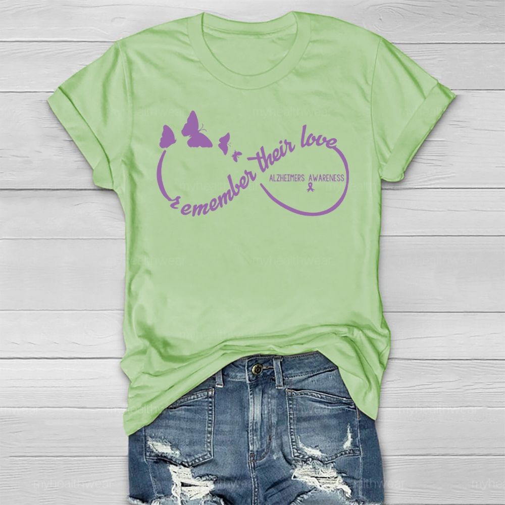 Remember Their Love Alzheimer's Awareness Healthwear T-shirt