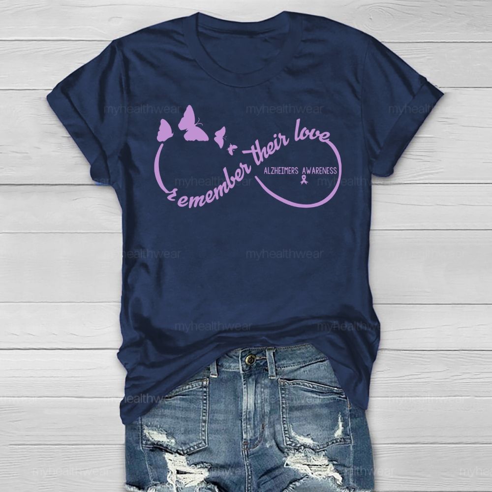 Remember Their Love Alzheimer's Awareness Healthwear T-shirt