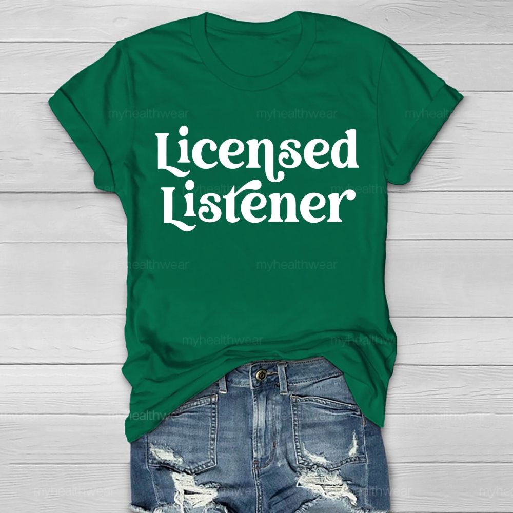 Licensed Listener Healthwear T-shirt