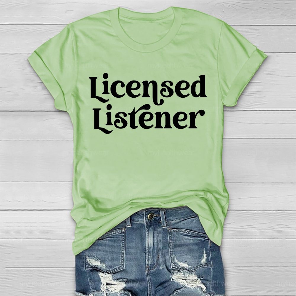 Licensed Listener Healthwear T-shirt